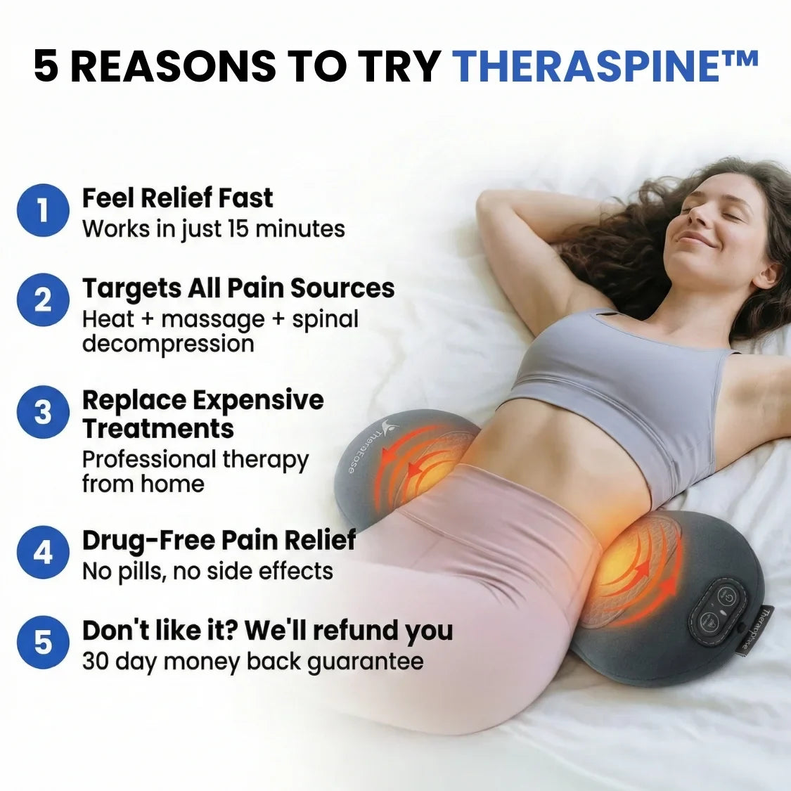 TheraSpine™ – Triple Fusion Massager for Back Pain Relief